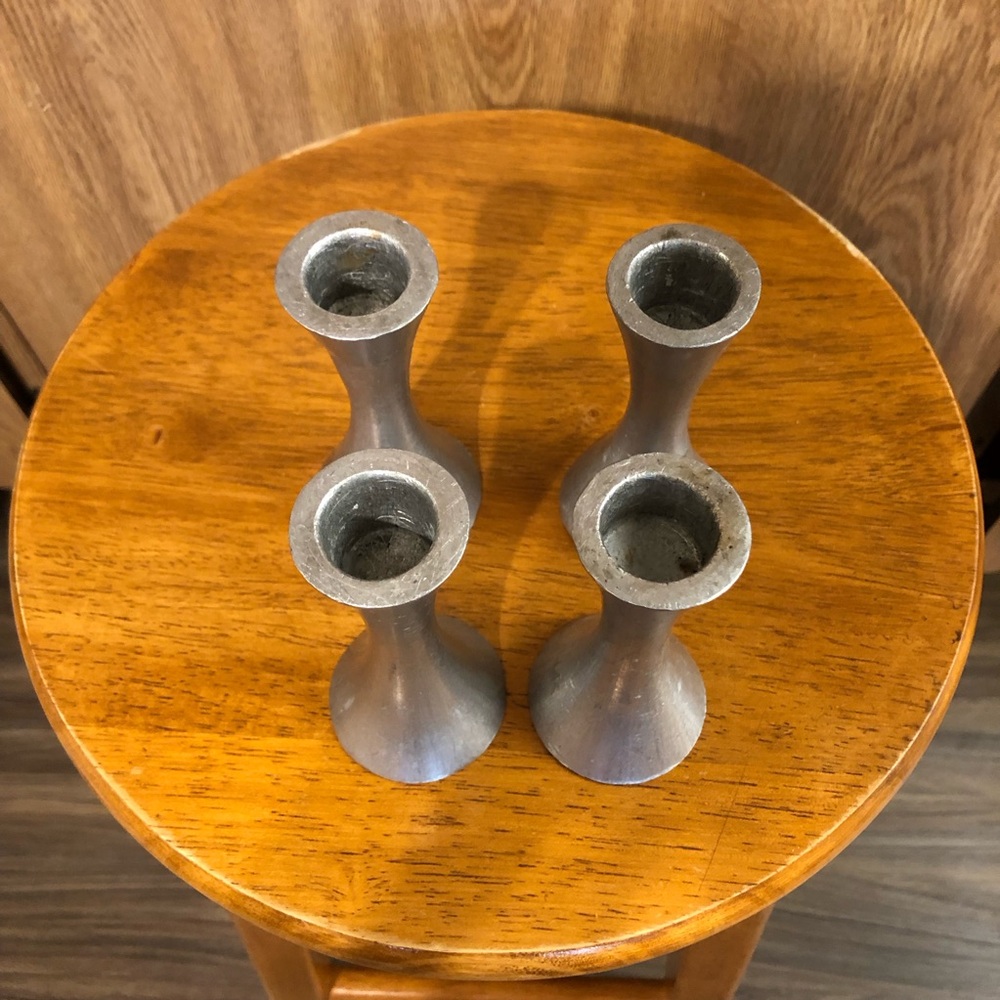 Metal Candle Holder Set - Picture 3 of 5